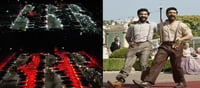 Naatu Naatu song by Tesla with Light dance..!?
